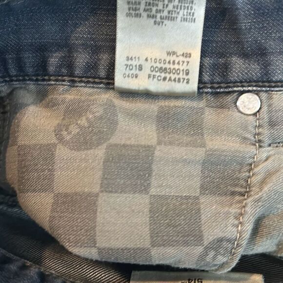 Levi’s 514 Slim Straight San Francisco Jeans size 29x30 Black Label Unique - Picture 10 of 13